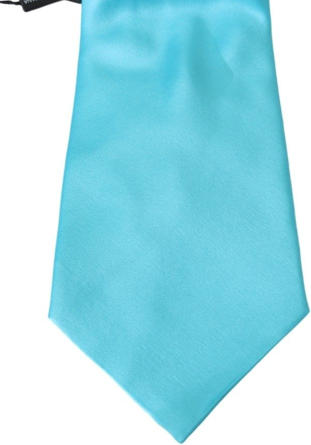 Necktie Dolce & Gabbana Light Blue Accessory