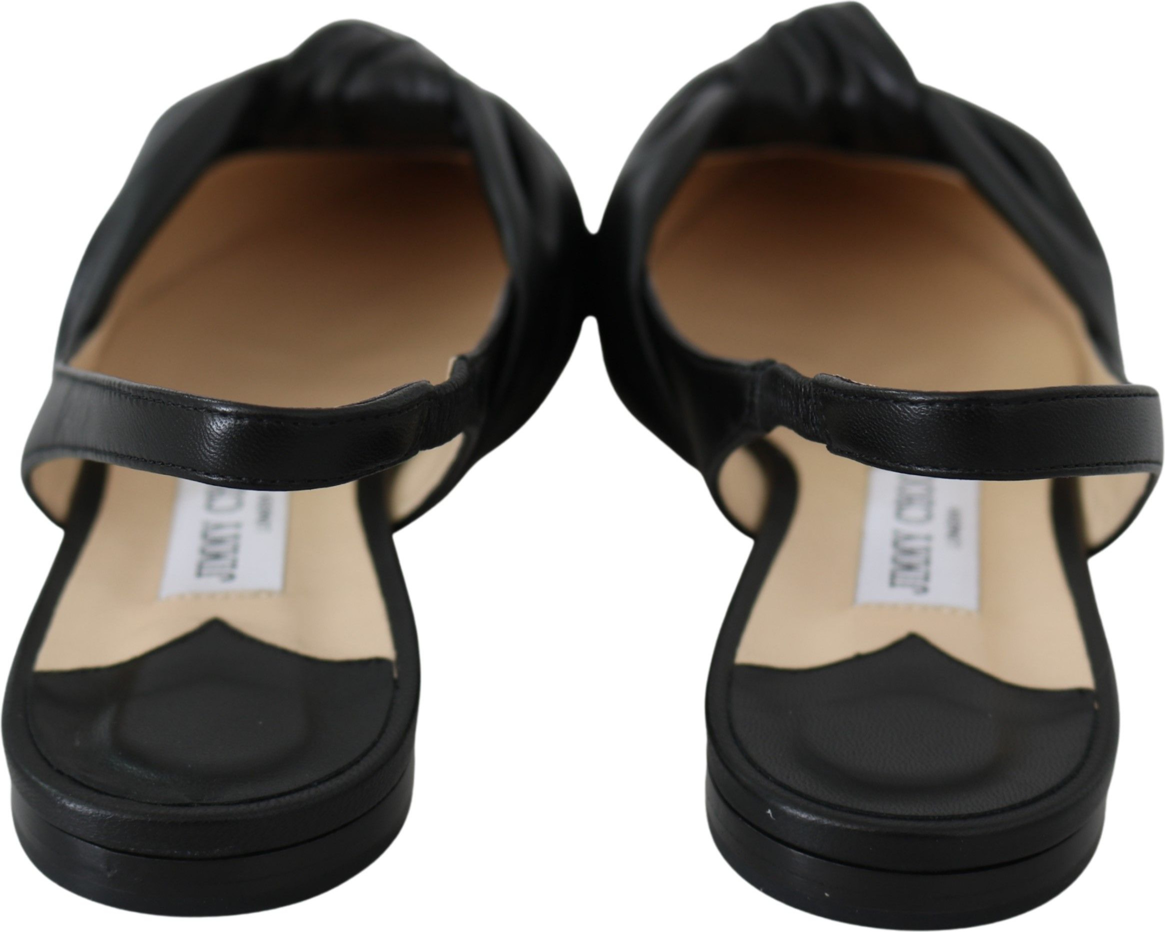 Flats Jimmy Choo Elegant Pointed Toe Leather Flats