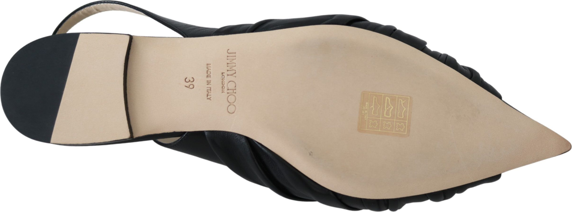 Flats Jimmy Choo Elegant Pointed Toe Leather Flats