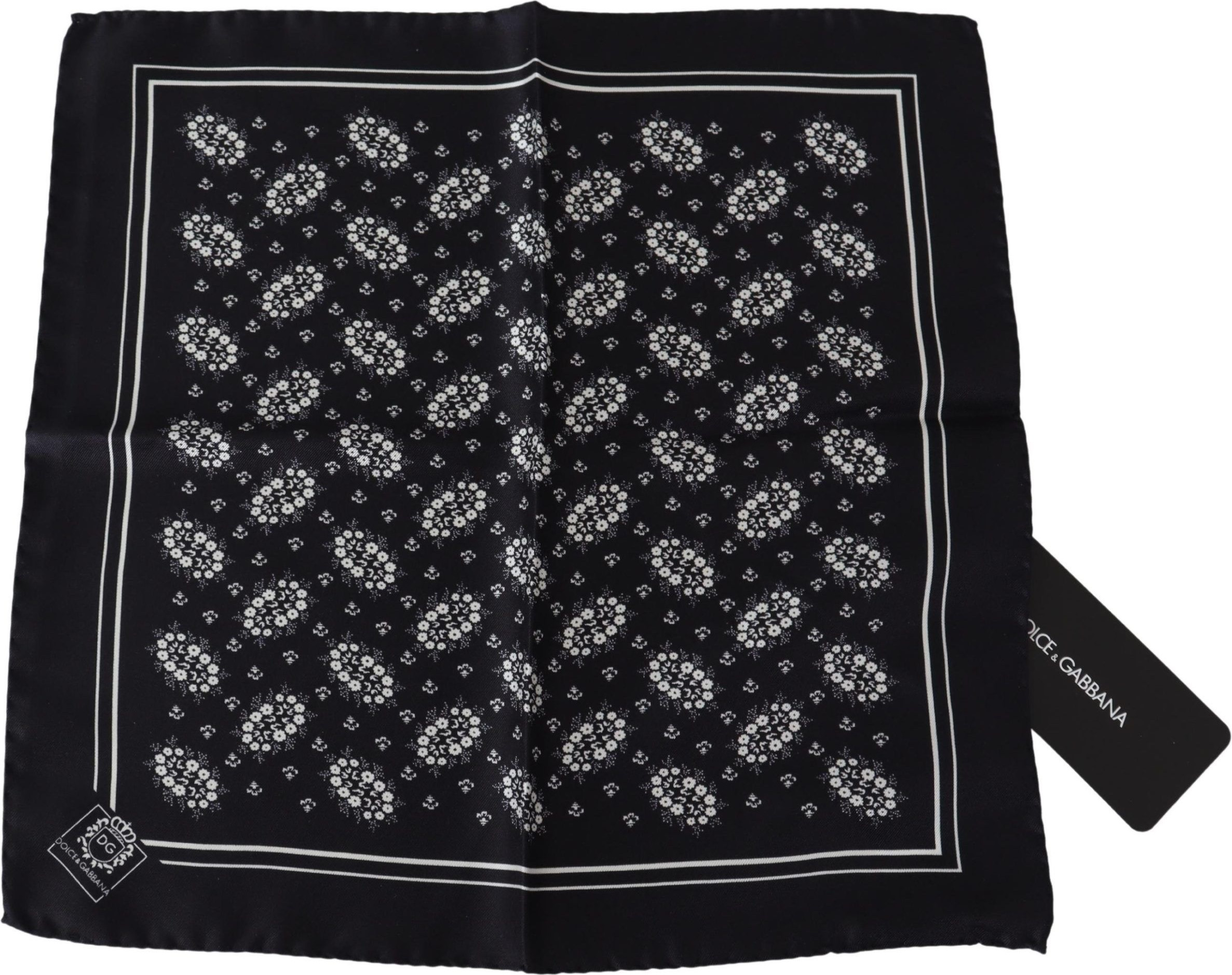 Pocket Square Dolce & Gabbana Elegant Silk Patterned