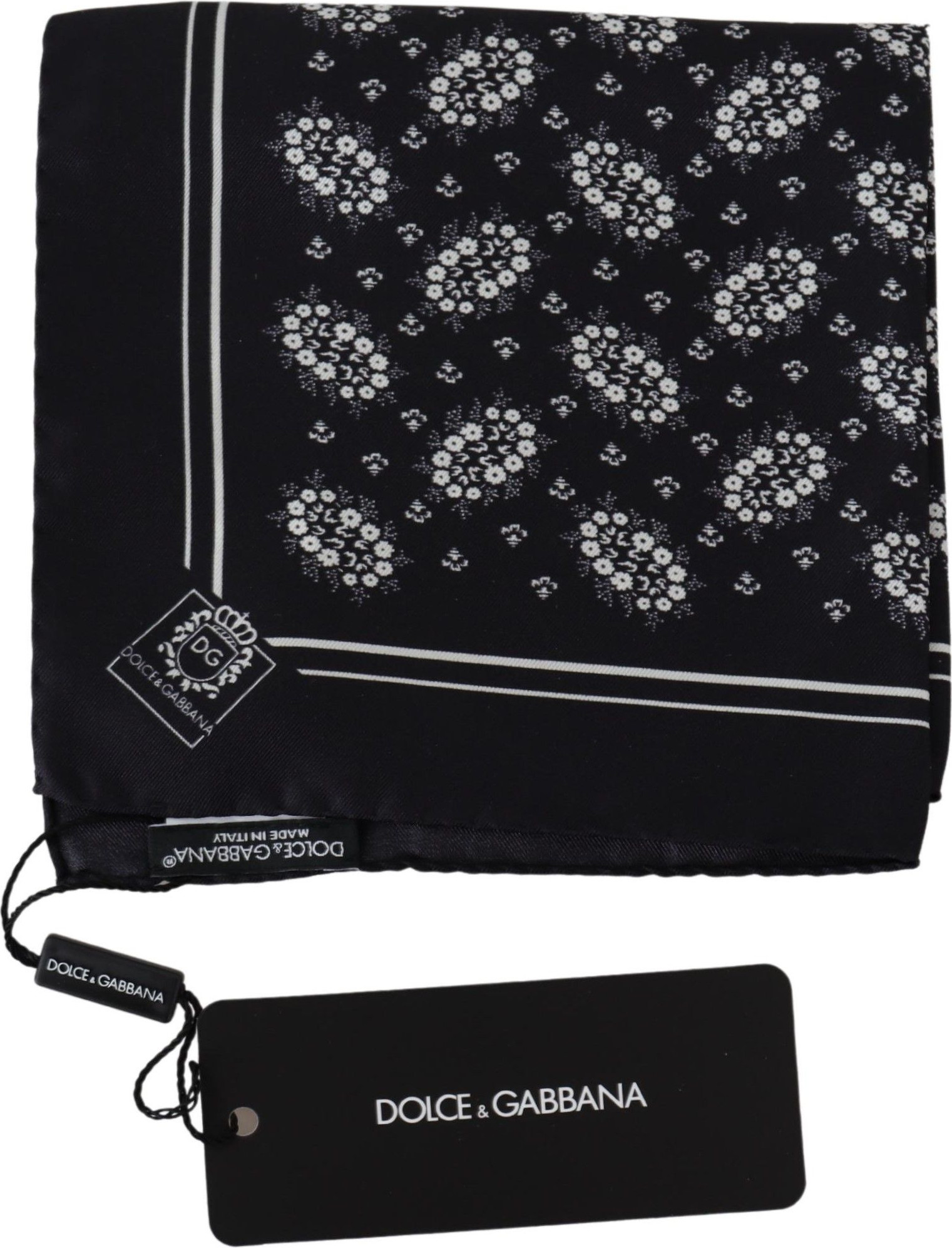 Pocket Square Dolce & Gabbana Elegant Silk Patterned