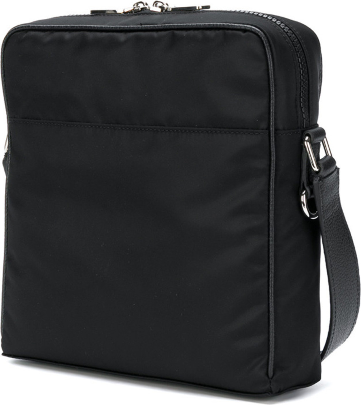 Crossbody Bag Dolce & Gabbana Zamshli Yog'li Detallar Bilan Yaltiroq Neilon