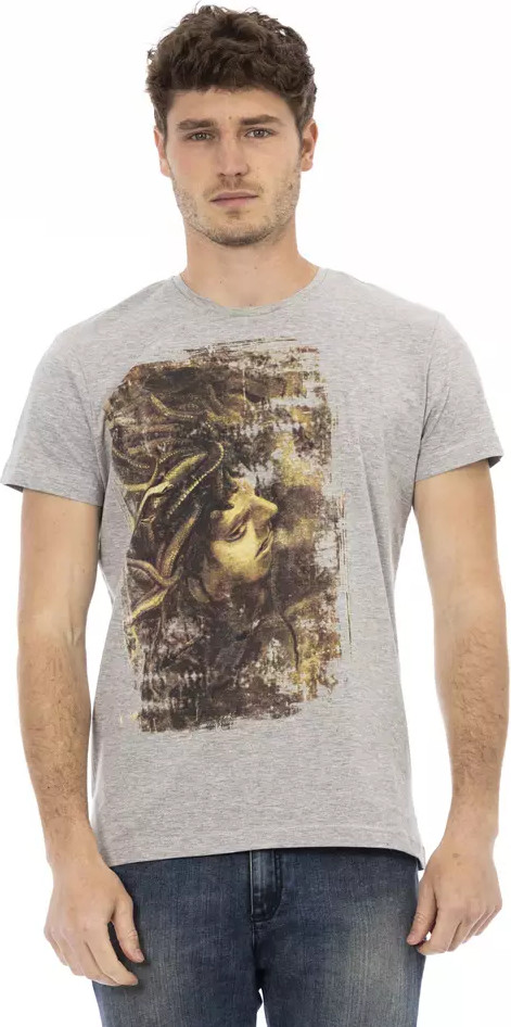 T-shirt Trussardi Gray Cotton Men's