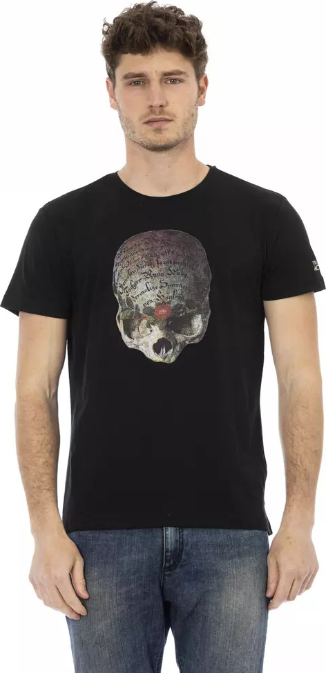 T-shirt Trussardi Black Cotton Men's