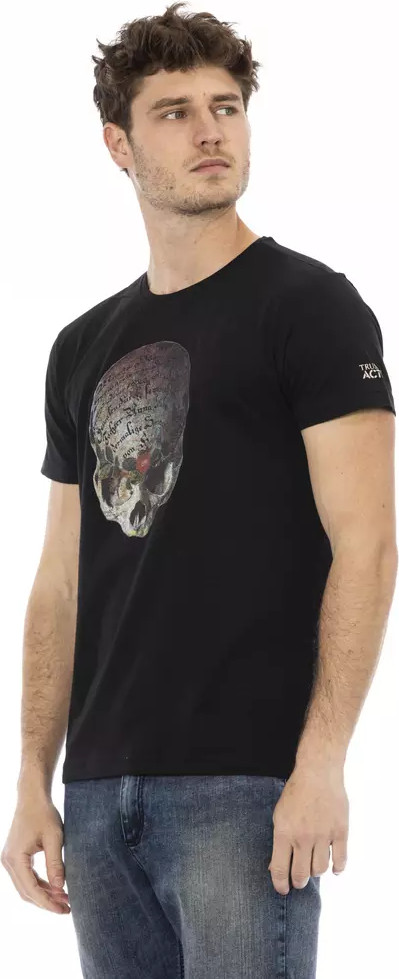 T-shirt Trussardi Black Cotton Men's