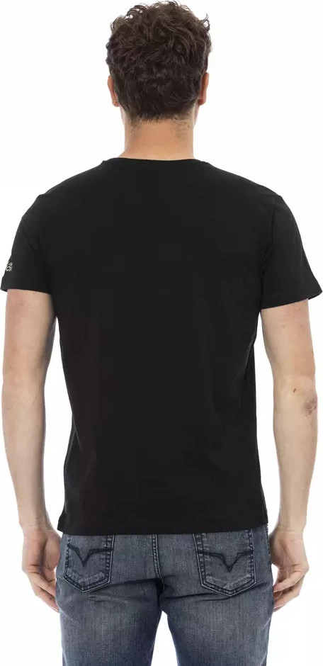 T-shirt Trussardi Black Cotton Men's