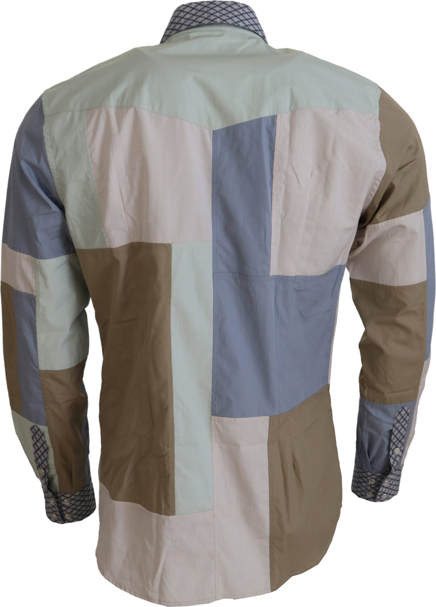 Shirt Dolce & Gabbana Multicolor Patchwork Slim