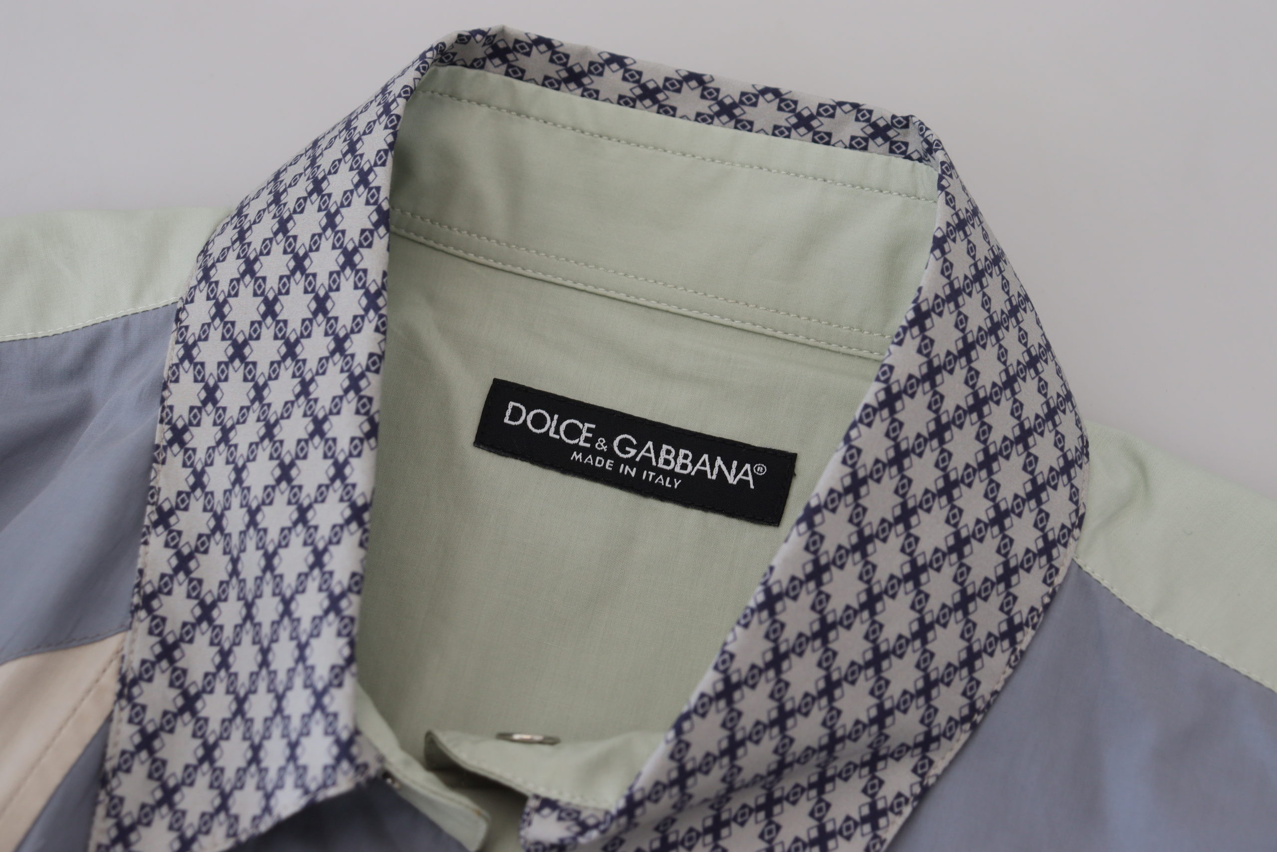 Shirt Dolce & Gabbana Multicolor Patchwork Slim