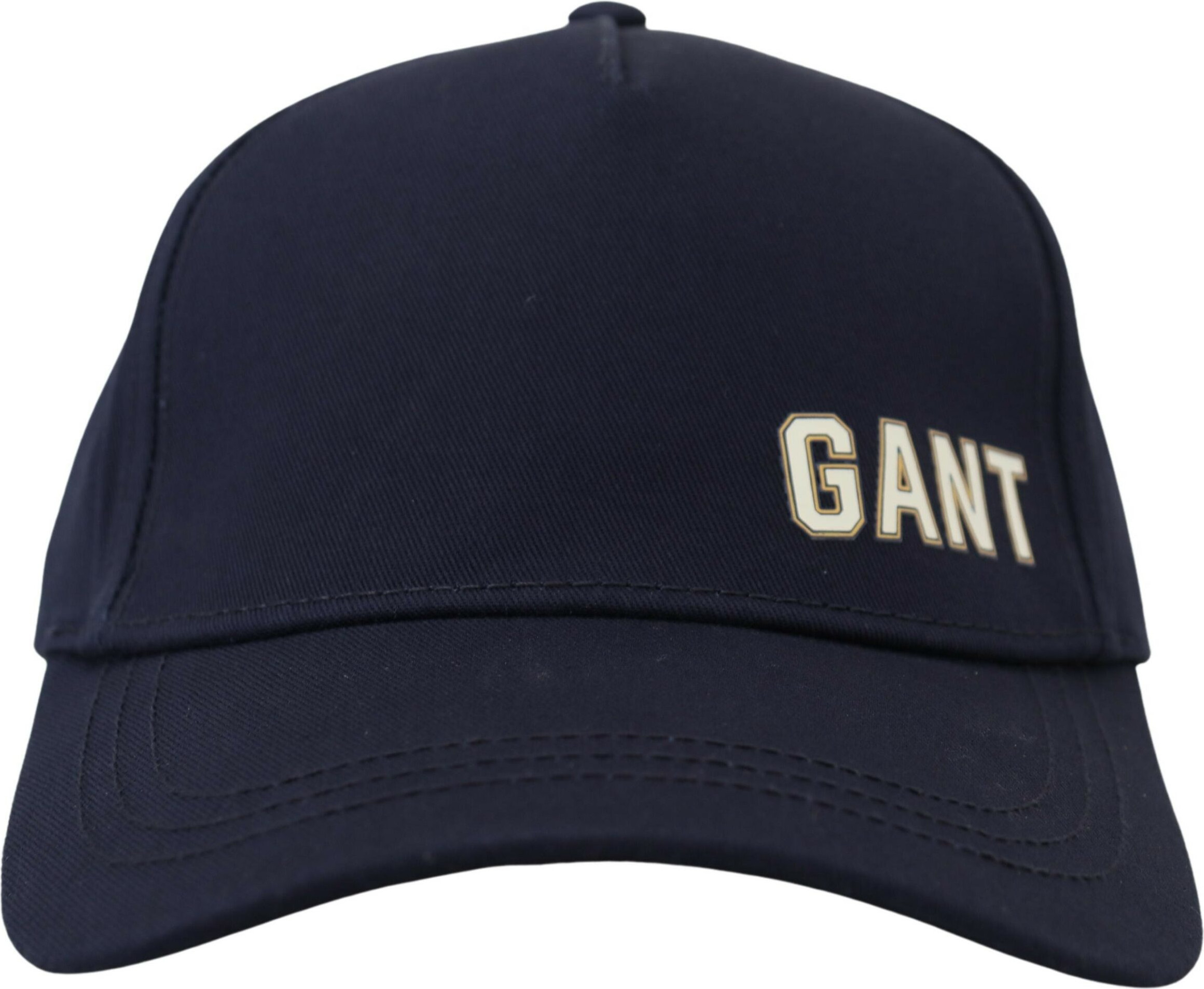 Бейсболка Gant с принтом логотипа, синяя, хлопковая, повседневная кепка