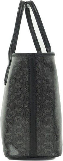 Michael Kors Jodie Small qora Jakard Logotipli Qayta Ishlangan Poliester Tote Sumka