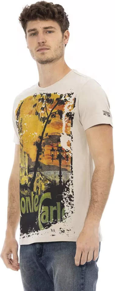 T-shirt Trussardi Beige Cotton