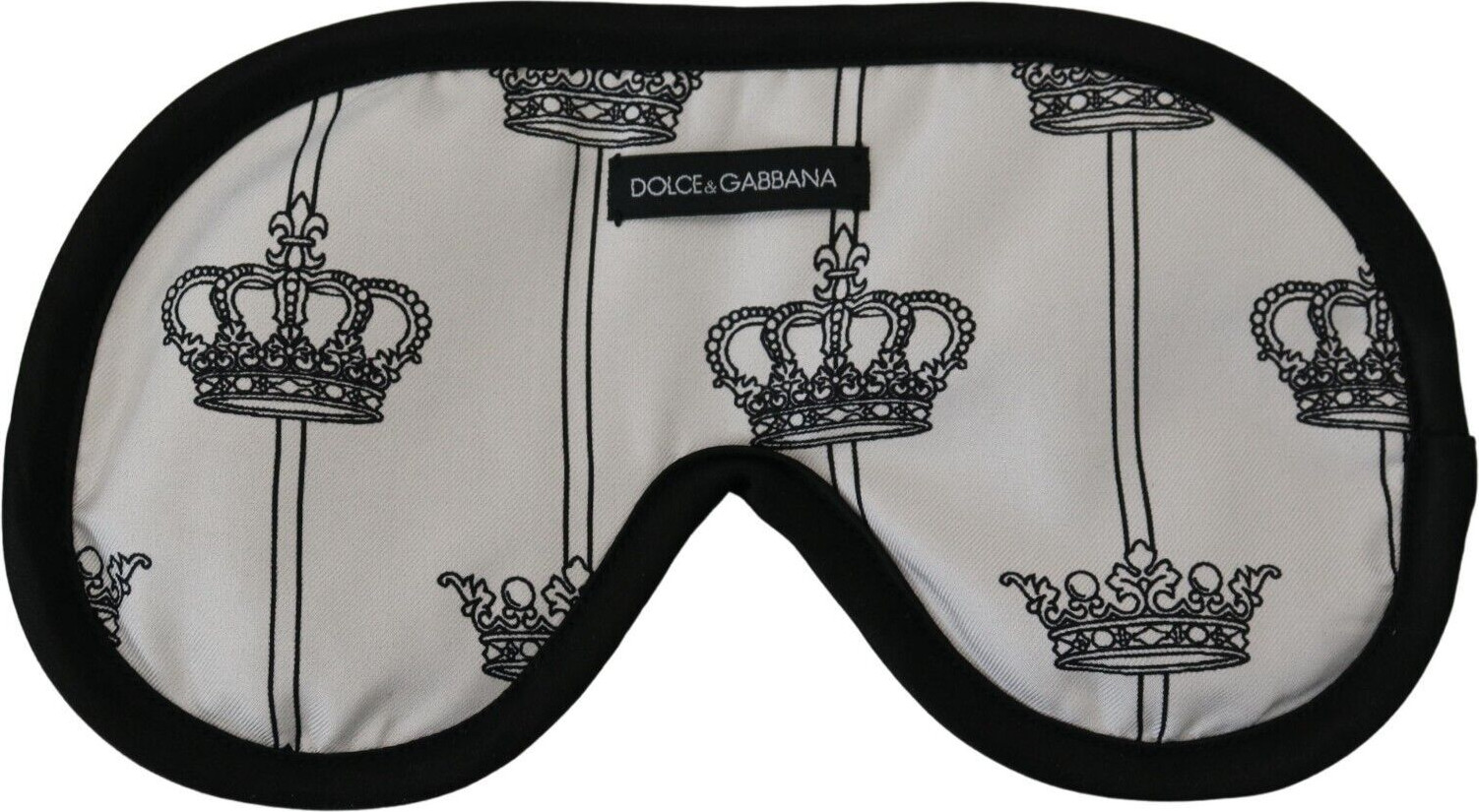 Dolce & Gabbana Elegant Silk-Blend Crown ko'z maskasi