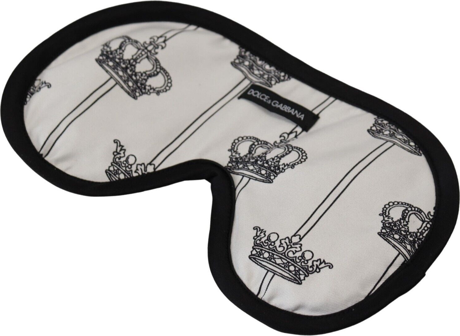 Dolce & Gabbana Elegant Silk-Blend Crown ko'z maskasi