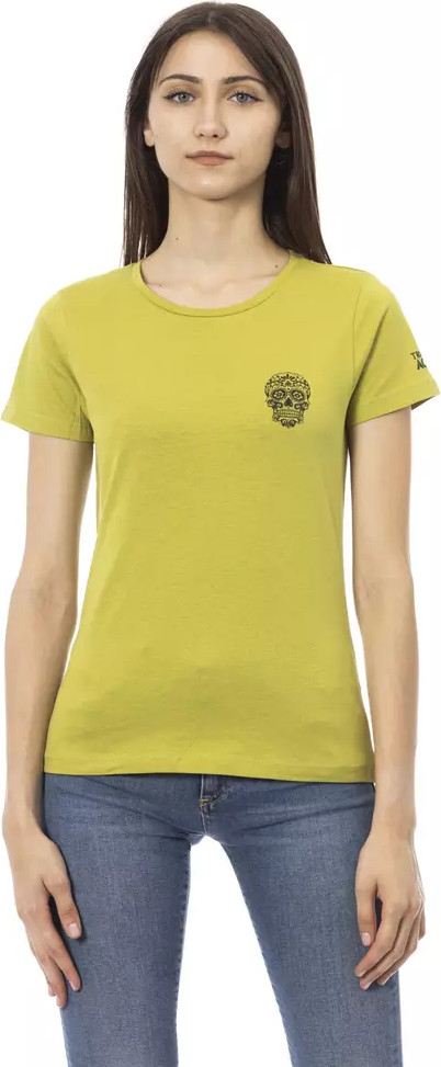T-Shirt Trussardi Green Cotton Women T-Shirt