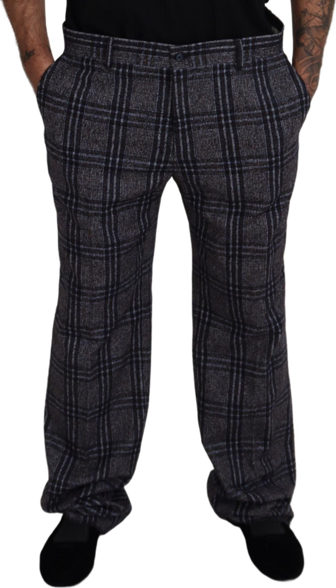 Dolce & Gabbana Gray Qarali Shimlar Erkin Shimlar