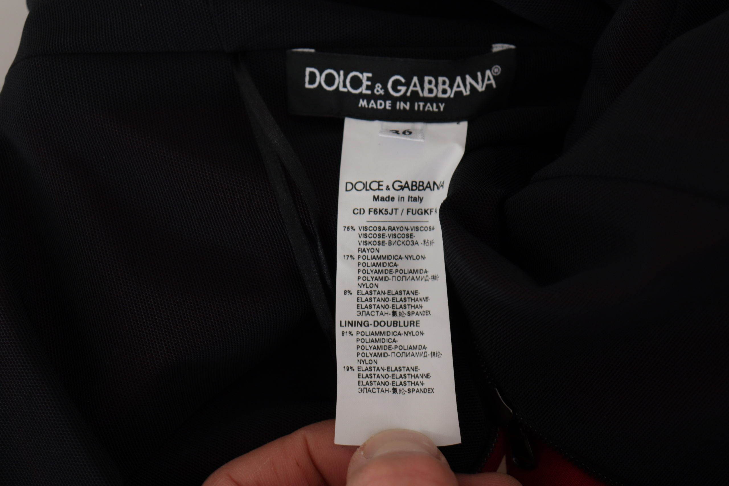 Dolce & Gabbana Qizil Yurak shaklidagi yaxshi mos keladigan MIDI ko'ylagi