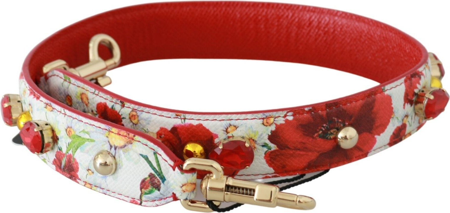 Плечевой ремень Dolce & Gabbana с цветочной отделкой