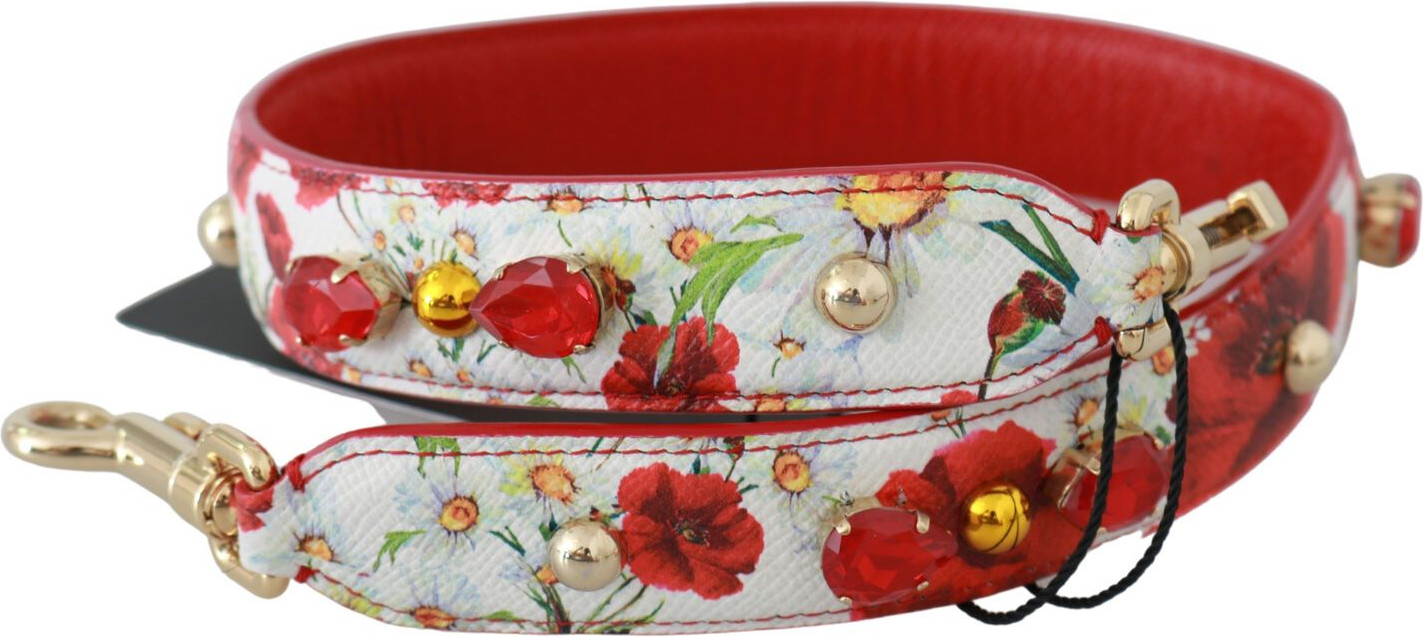 Плечевой ремень Dolce & Gabbana с цветочной отделкой