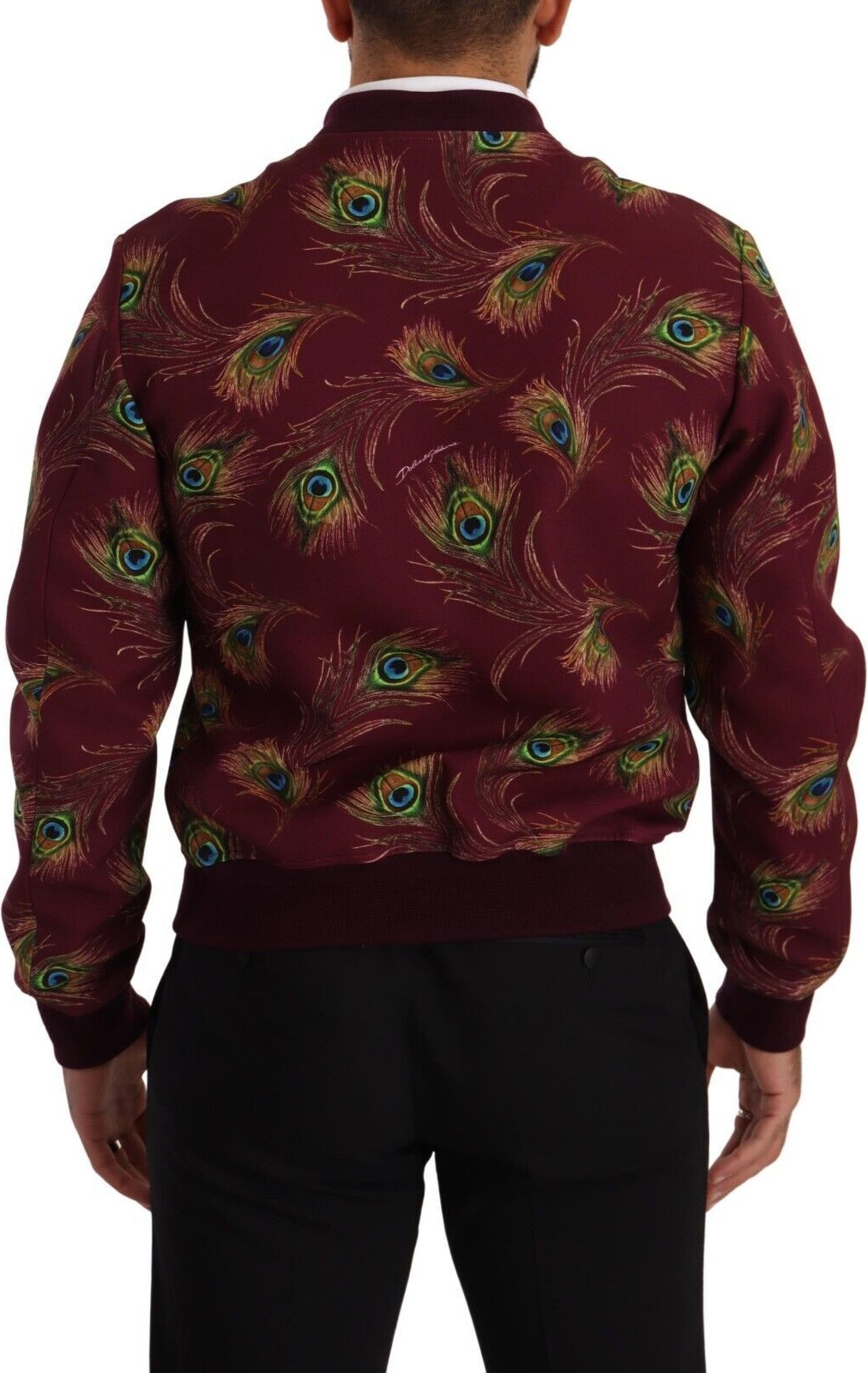 Куртка Dolce & Gabbana Red Peacock из полиэстера стрейч с полной молнией