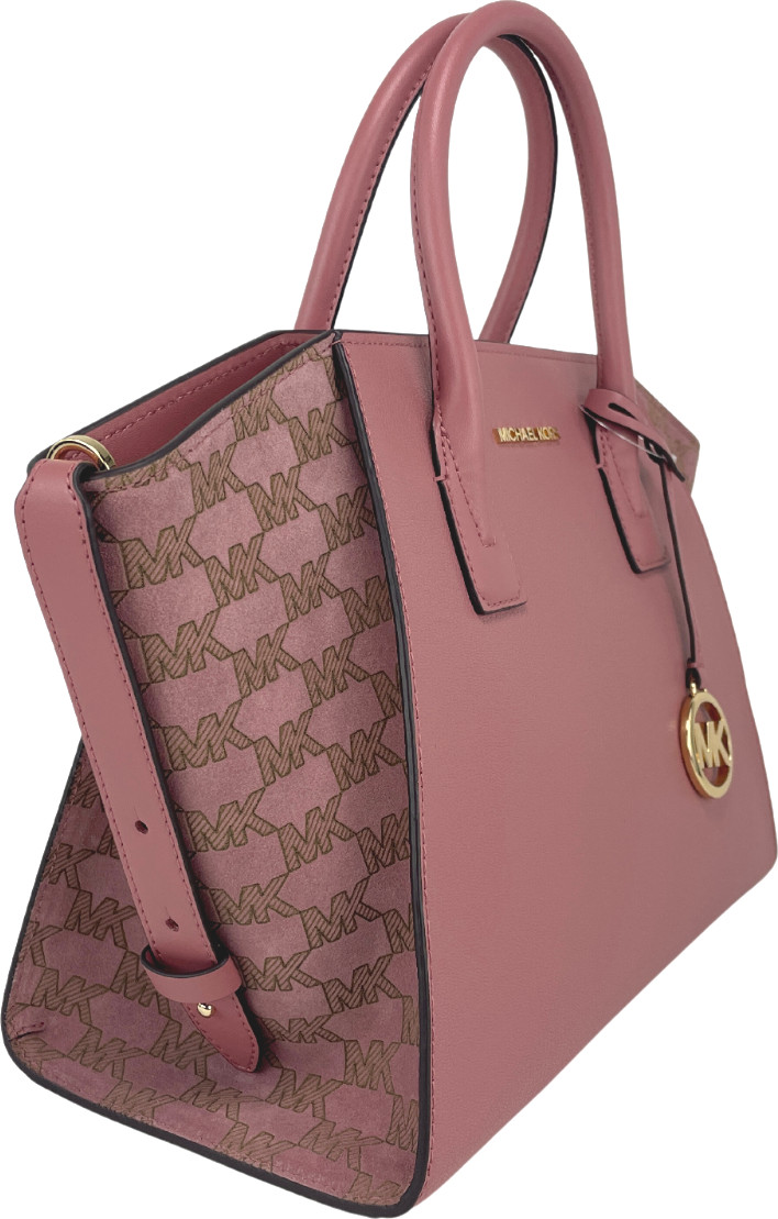 Satchel Crossbody Bag Michael Kors Signature Leather Top Zip Satchel