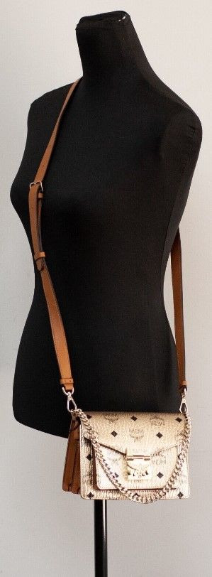 Crossbody usa Sumkasi MCM Signature Berlin Gold