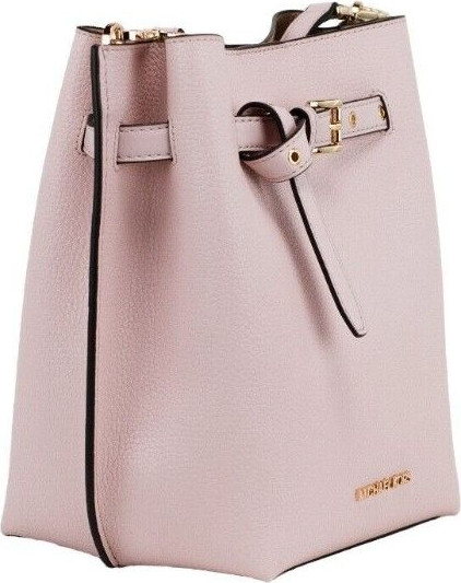 Handbag Michael Kors Emilia Small Powder Blush Pebble Leather Bucket Messenger Handbag