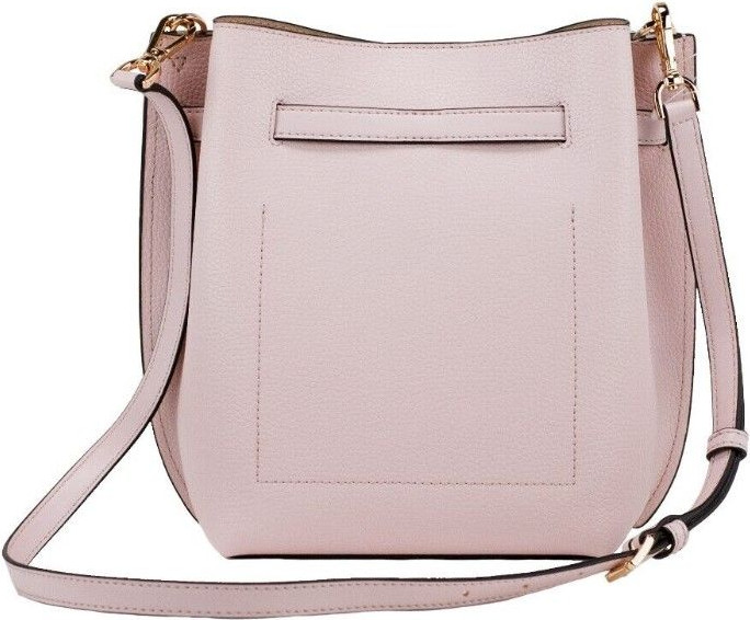 Handbag Michael Kors Emilia Small Powder Blush Pebble Leather Bucket Messenger Handbag