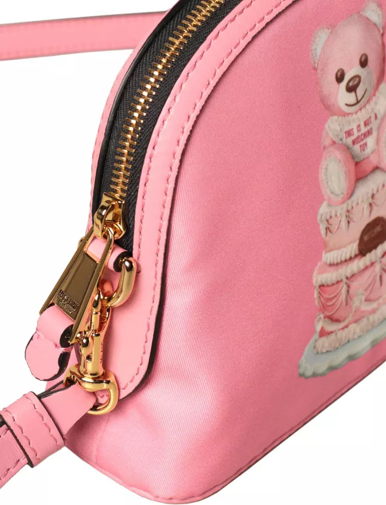 Clutch Moschino Couture! Chic Teddy Bear Print