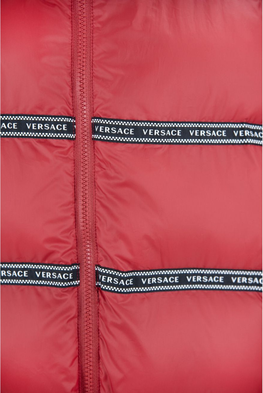 Vest Versace Elegant Red Logo Vest