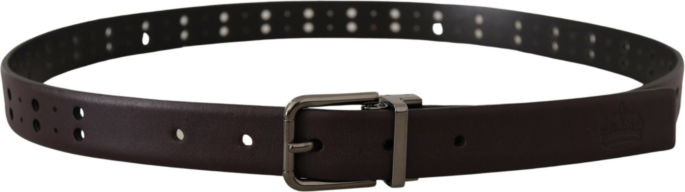 Belt Dolce & Gabbana Burgundy Elegance