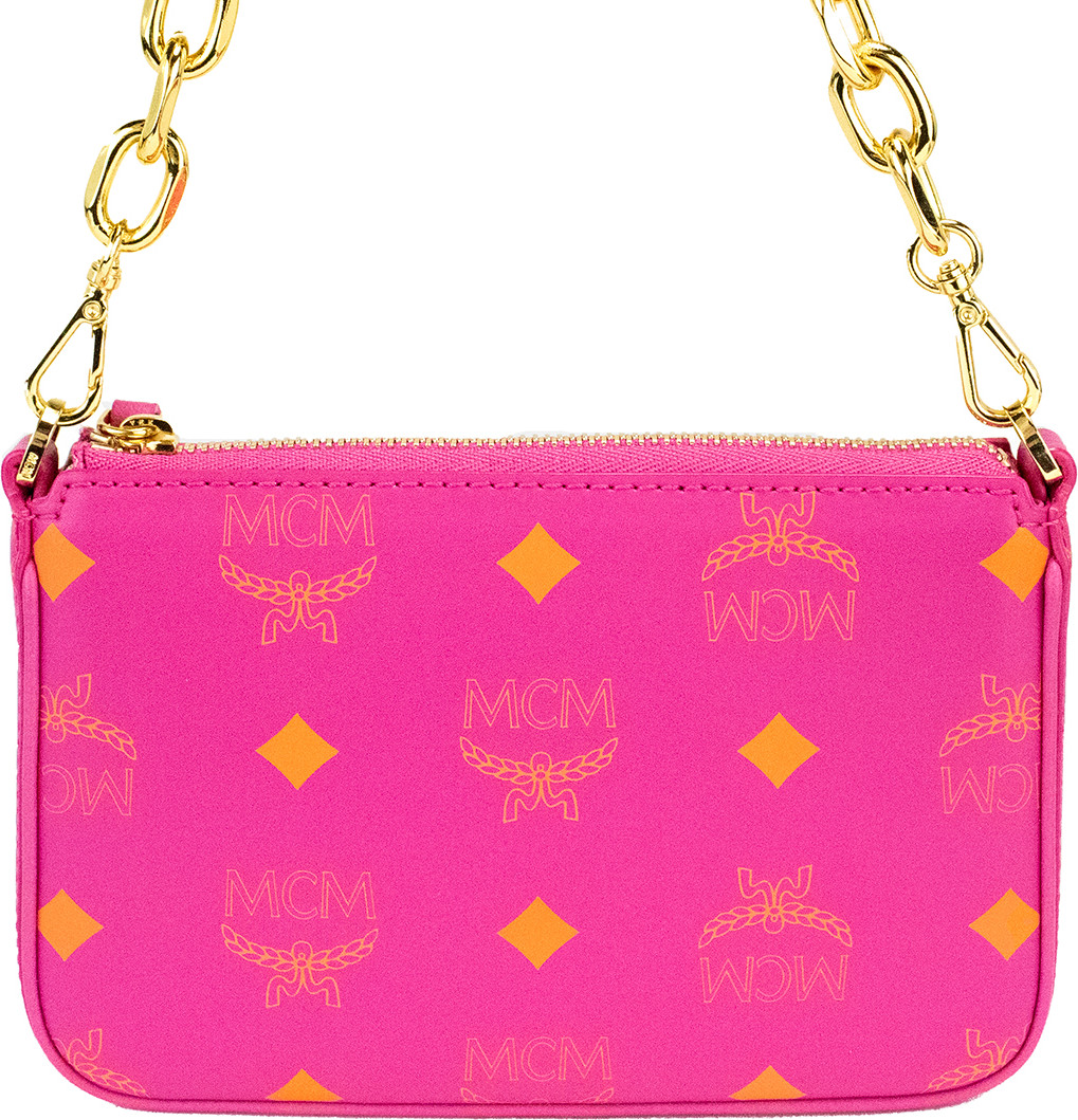 Belbog' sumkasi MCM Splash Logo Silliqcharm Kichik sumka
