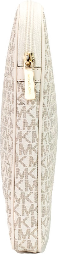 Michael Kors Jet Set Travel Katta ochimrang Signature PVCDagi noutbuk uchun sumka