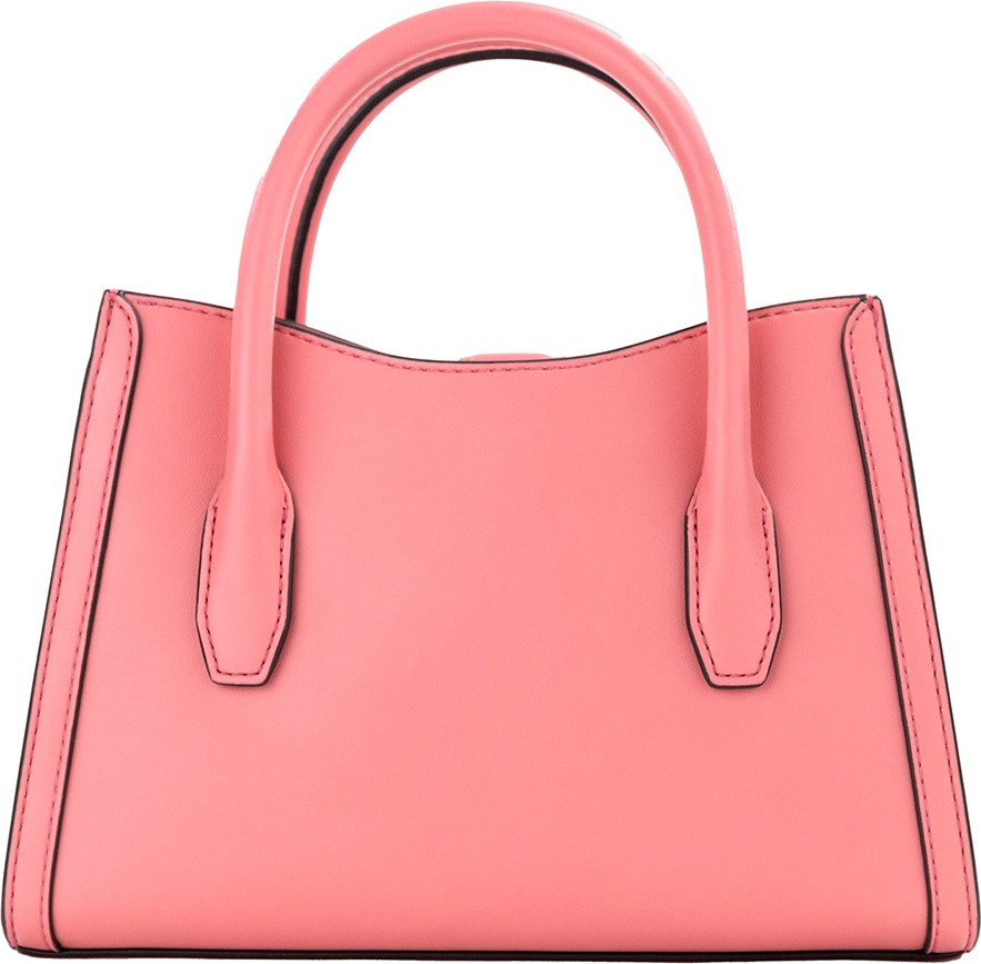 Michael Kors Gabbykichik Tea Rose Faux Leather Top Zip Yengi Crossbody Sumka Xaltasi