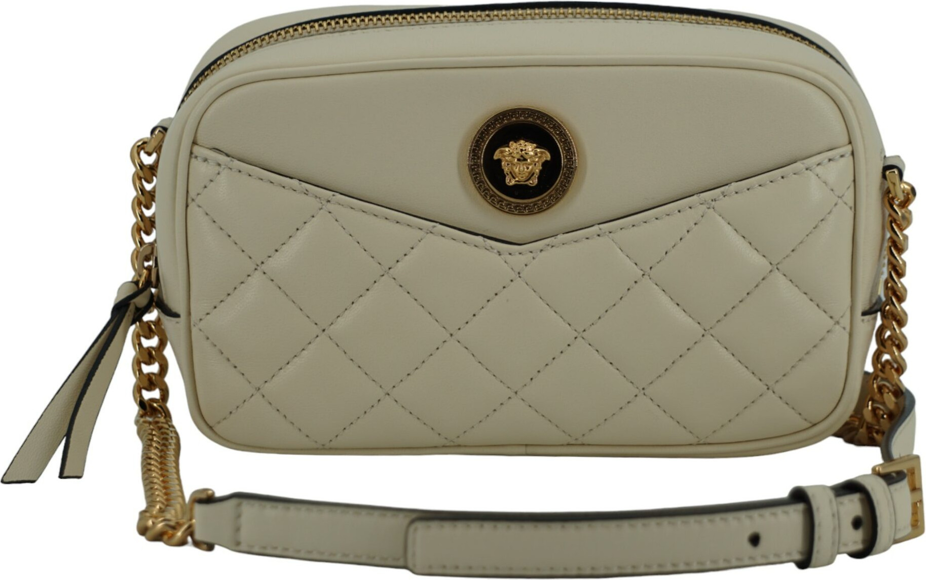 Crossbody Bag Versace Elegant White