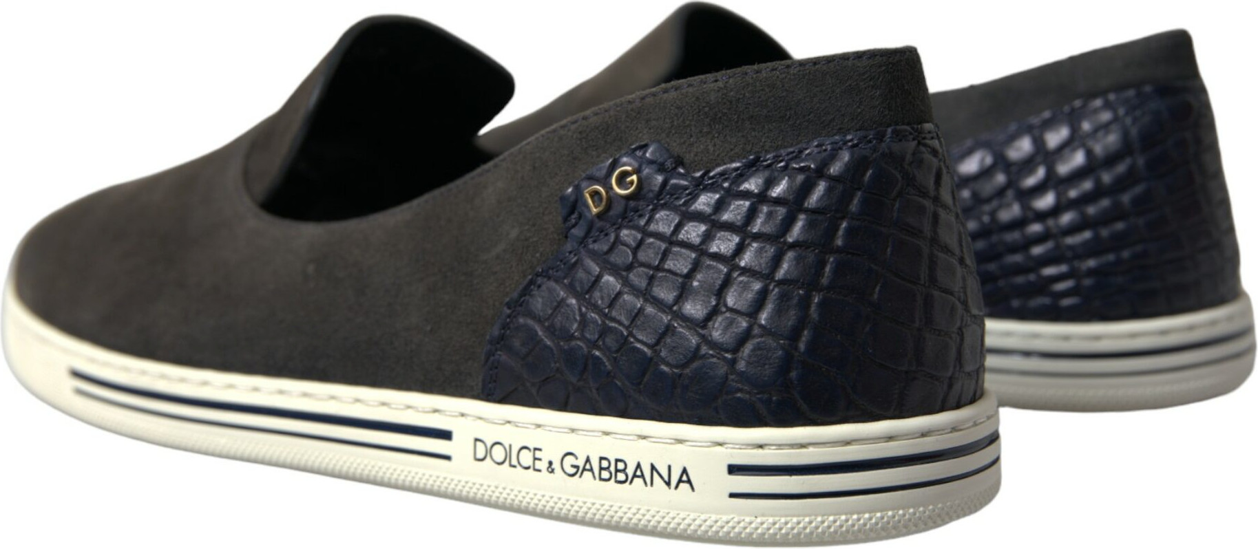Loafers Dolce & Gabbana Moviy Zamsha