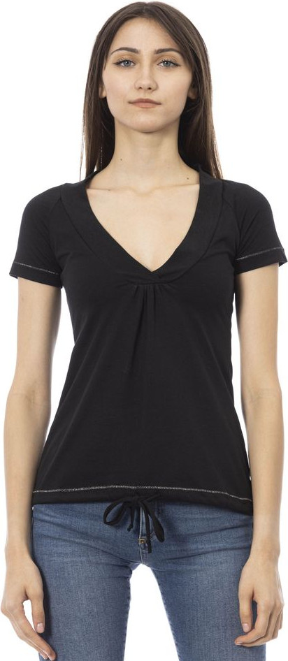 T-Shirt Trussardi Black Cotton Women