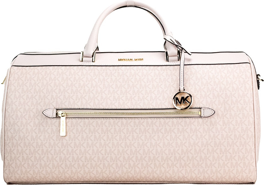 Michael Kors Duffel Bag Sayohat uchun XL To'q Pudra Blush