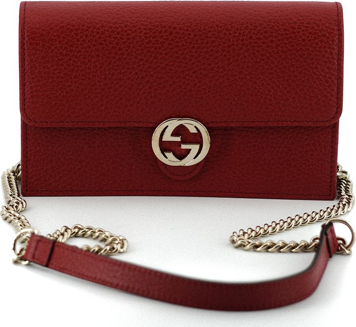 Сумка через плечо Gucci Элегантная Красная Кожа