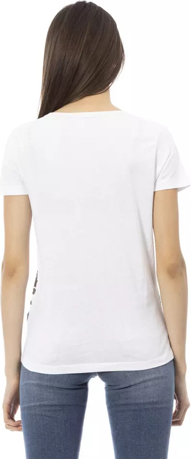 Футболка Trussardi White Cotton Женская футболка