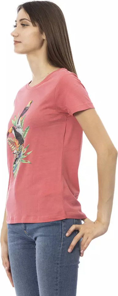 Футболка Trussardi Multicolor Хлопковая женская футболка