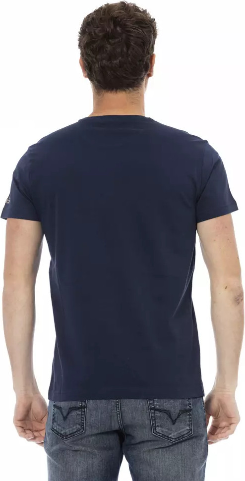 Футболка Trussardi Blue Cotton Мужская