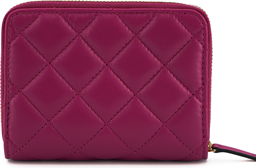 Кошелек Versace Элегантный Фиолетовый Стеганая Кожа