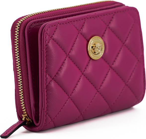 Кошелек Versace Элегантный Фиолетовый Стеганая Кожа