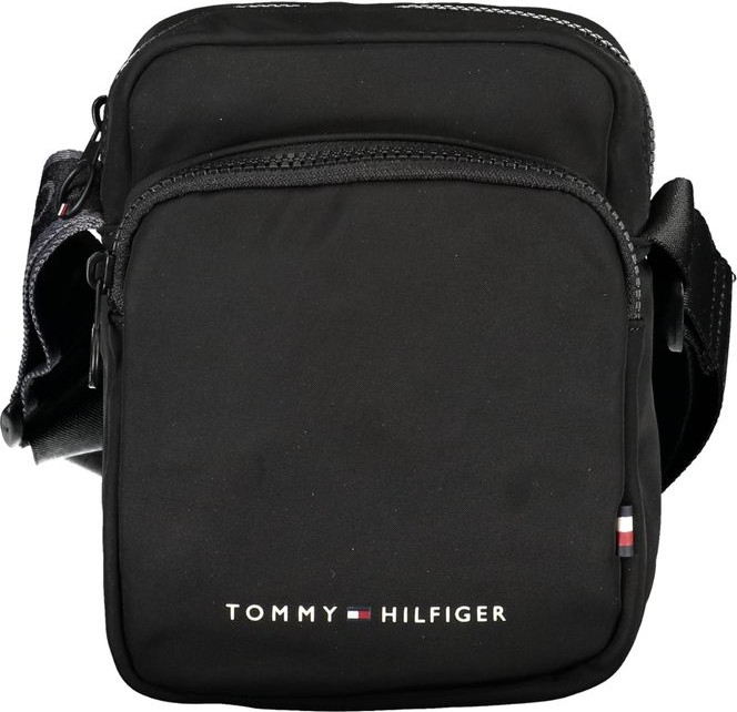 Shoulder Bag Tommy Hilfiger Sleek Black Shoulder Bag with Stylish Accents
