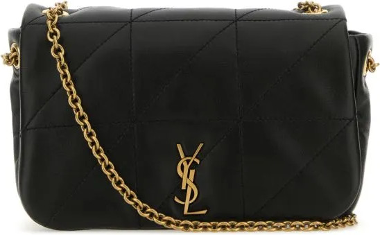 Shoulder bag Saint Laurent Black Nappa Leather Mini Jamie