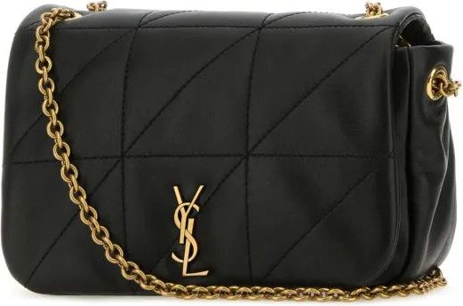 Shoulder bag Saint Laurent Black Nappa Leather Mini Jamie