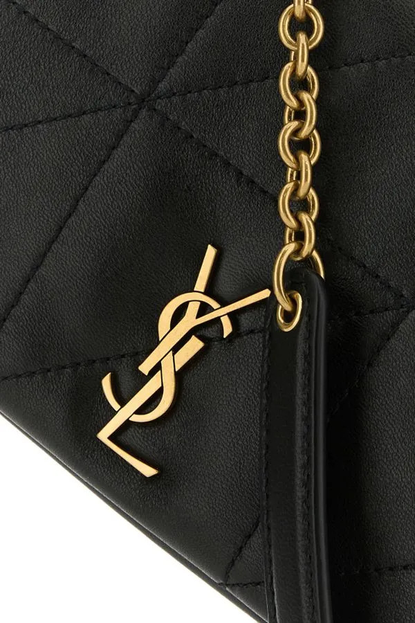 Shoulder bag Saint Laurent Black Nappa Leather Mini Jamie