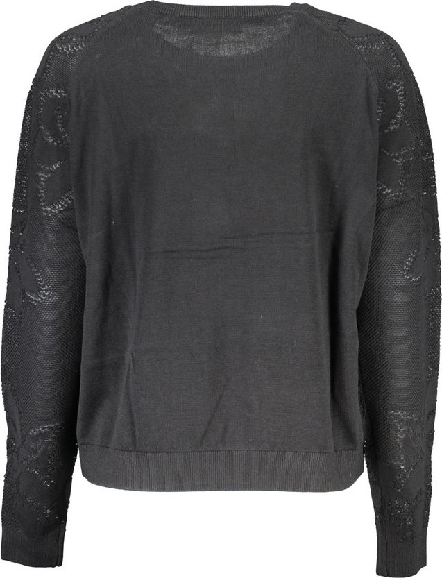 Черный хлопковый свитер Desigual