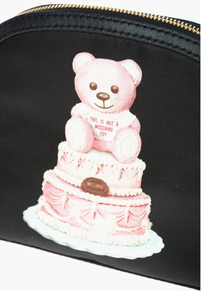 Clutch Moschino Couture! Chic Teddy Bear Print