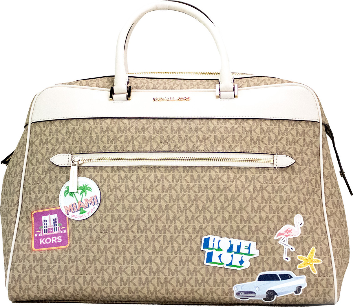 Michael Kors Sayohat Yamalarli Duffel Sumkasi